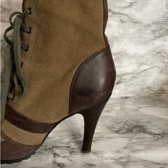 Aldo canvas high heels shoes ,size 40 - Picture 6 of 13